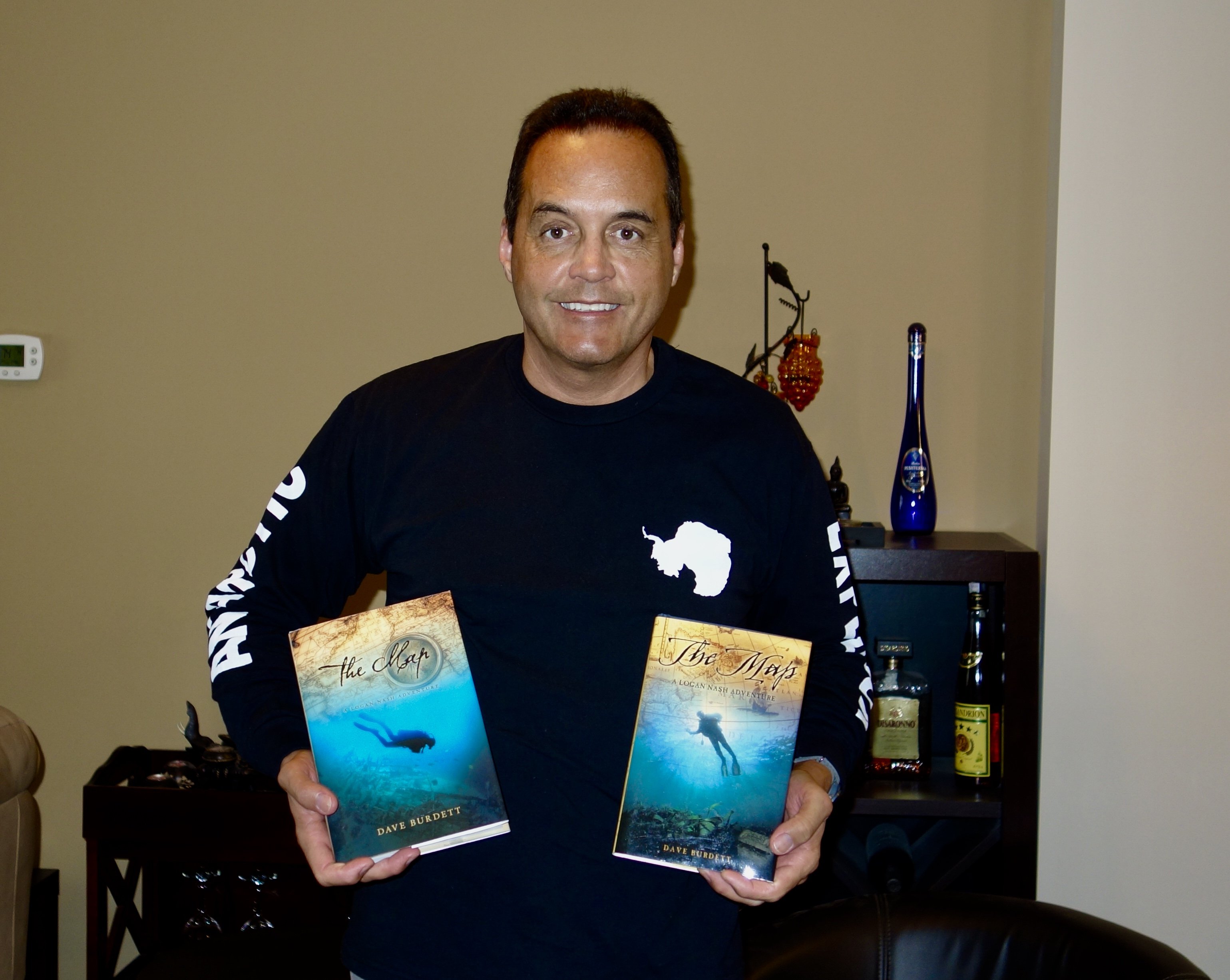 Dave Burdett, author of The Map, A Logan Nash Adventure, action/adventure novel series