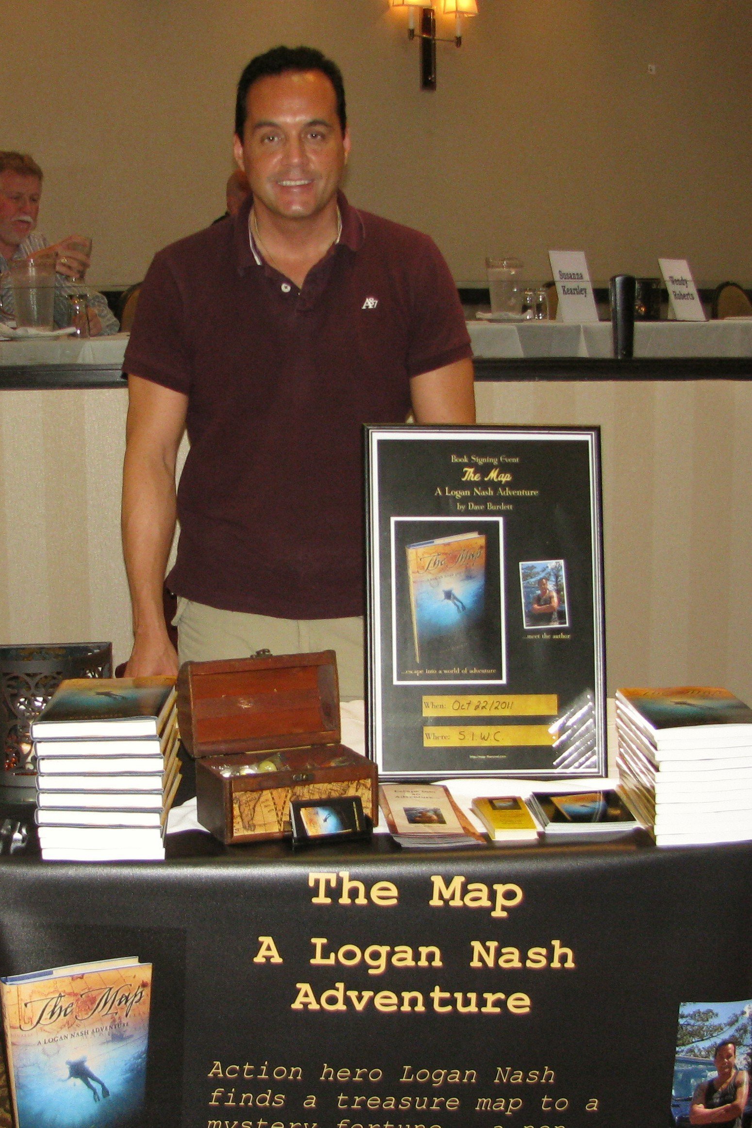 Dave Burdett, author of The Map, A Logan Nash Adventure, action/adventure novel series